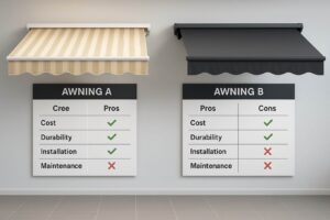 Comparativa de toldos